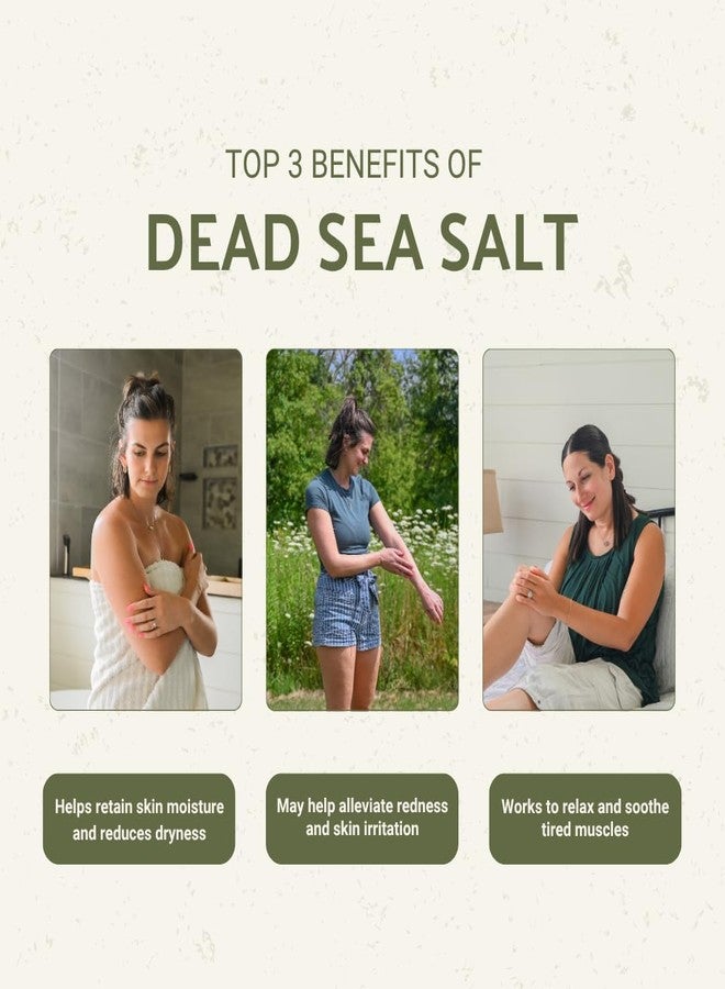 Nature Packaged Dead Sea Salt (16oz) - Direct from The Shore of The Dead Sea - Organic Salt for Body Scrubs, Adding to Baths, and Foot Soaking 1 Pack - Image 2